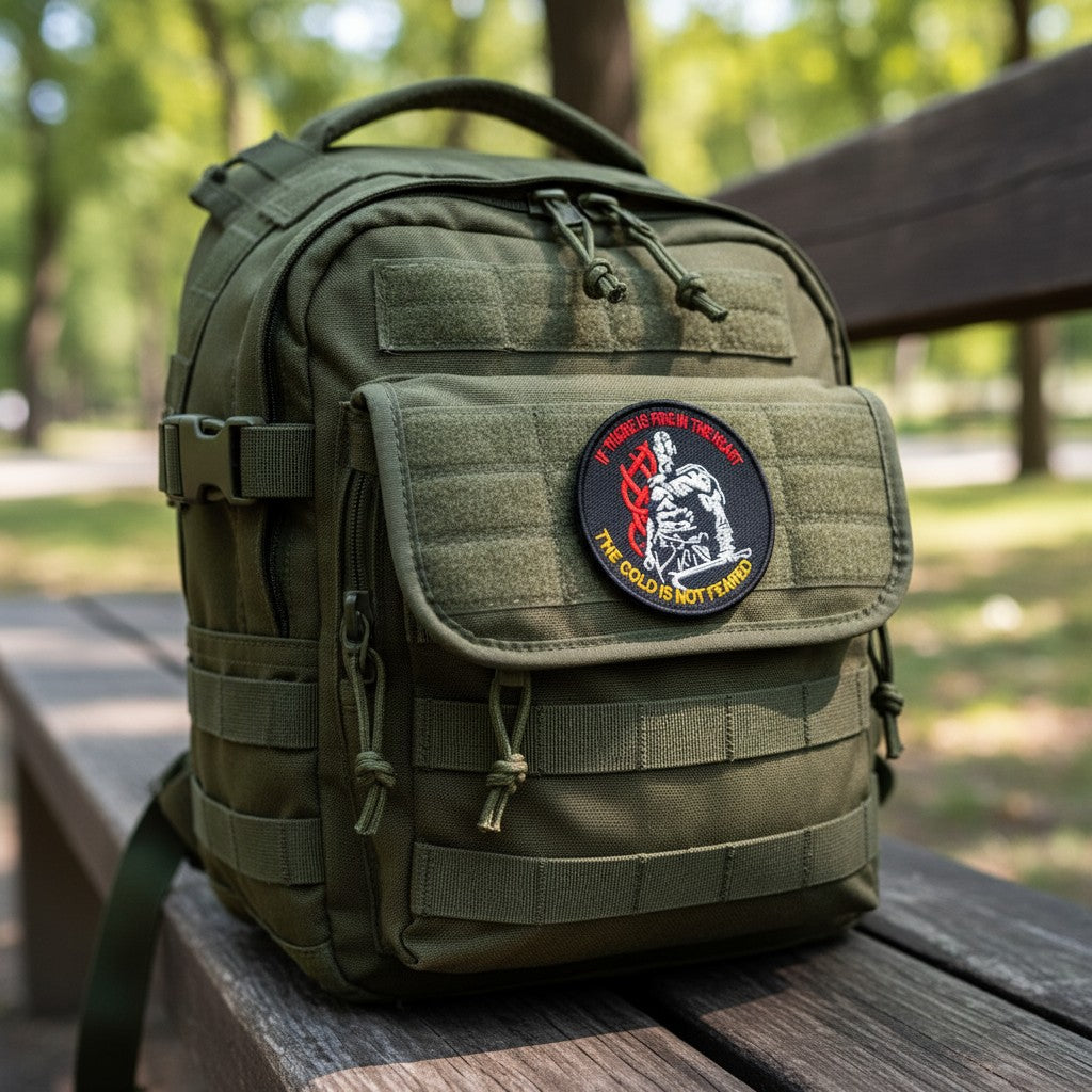 IF THERE IS FIRE IN THE HEART | EMBROIDERED | WITH VELCRO PATCH