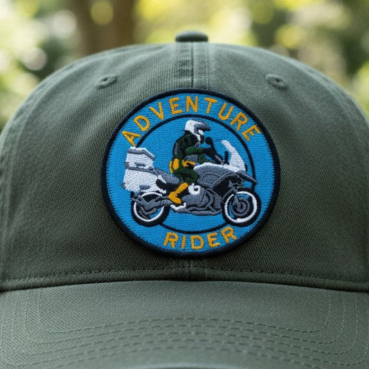 ADVENTURE RIDER | EMBROIDERED | WITH TACTICAL PATCH (Velcro + Magnet + Iron On)