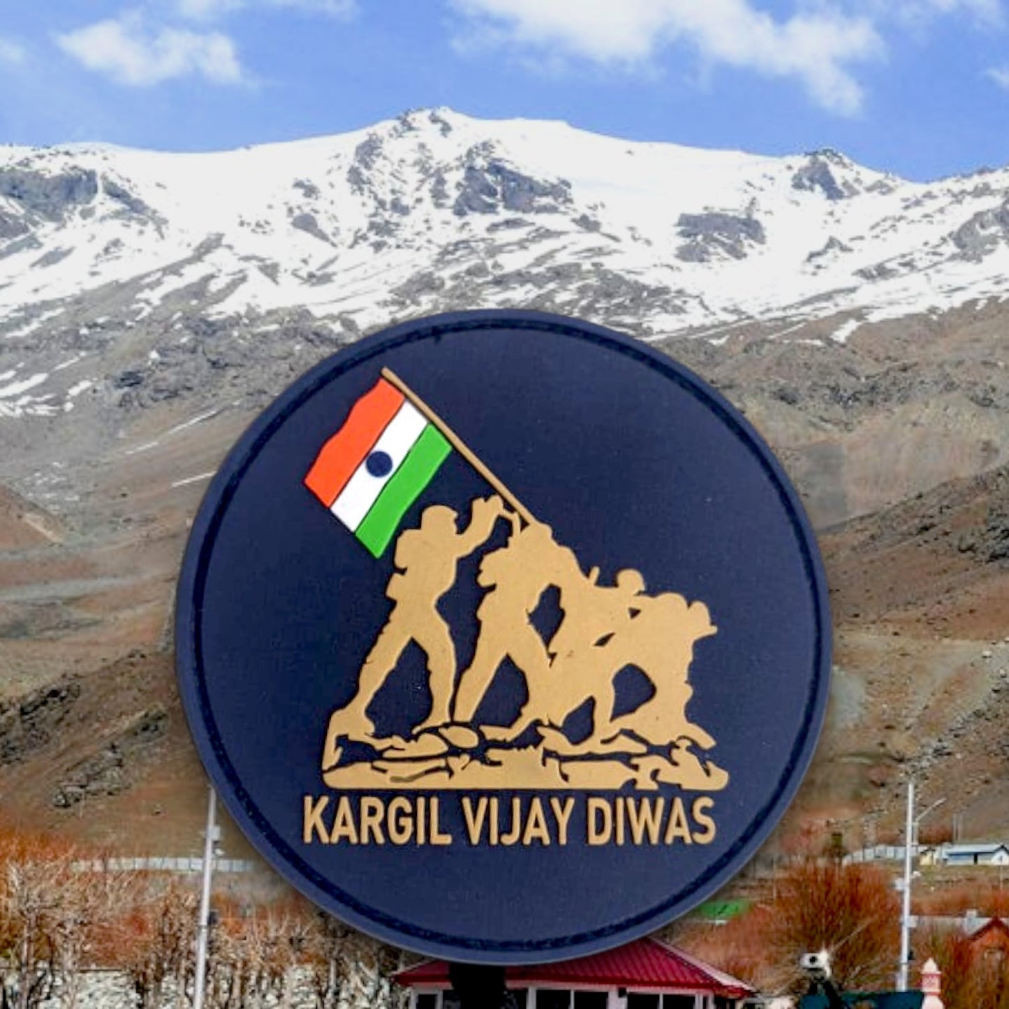 P2274 | KARGIL VIJAY DIWAS | RUBBERISED | WITH VELCRO PATCH