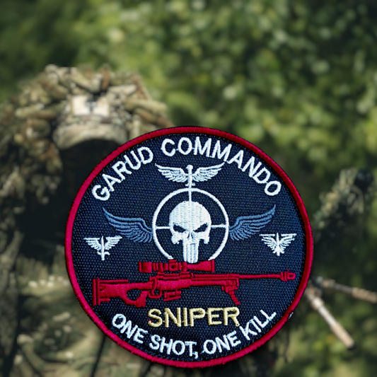 P2176 | ONE SHOT, ONE KILL | EMBROIDERED | WITH VELCRO PATCH