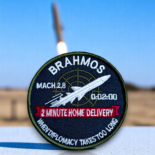 P2178 | BRAHMOS | EMBROIDERED | WITH VELCRO PATCH