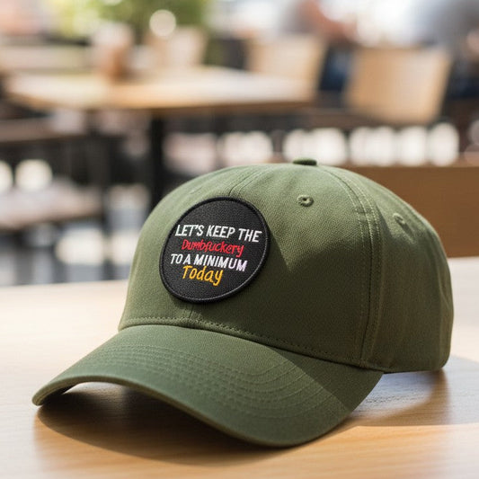 DUMBFUCKERY| EMBROIDERED | WITH VELCRO PATCH