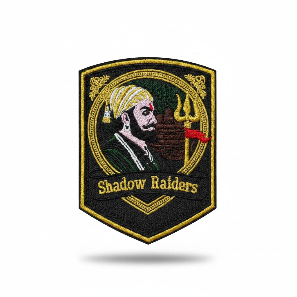SHADOW RAIDERS | EMBROIDERED | WITH TACTICAL PATCH (Velcro + Magnet + Iron On)