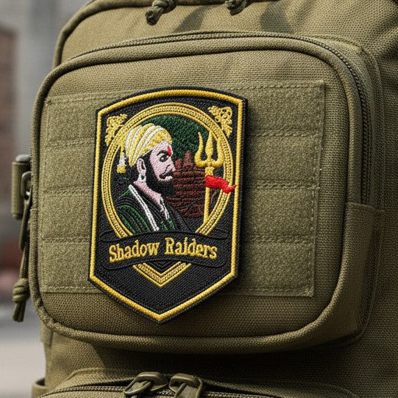 SHADOW RAIDERS | EMBROIDERED | WITH TACTICAL PATCH (Velcro + Magnet + Iron On)