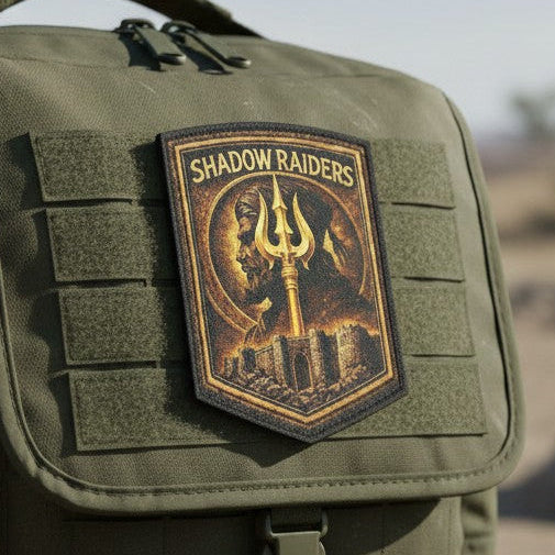 SHADOW RAIDERS | PRINTED | WITH TACTICAL PATCH (Velcro + Magnet + Iron On)