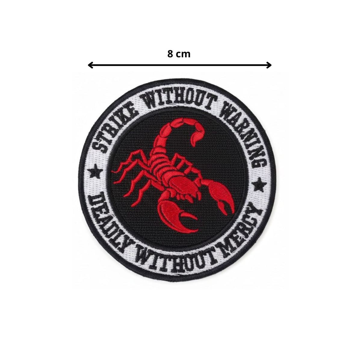 STRIKE WITHOUT WARNING | EMBROIDERED | WITH TACTICAL PATCH (VELCRO+MAGNET+IRON ON)