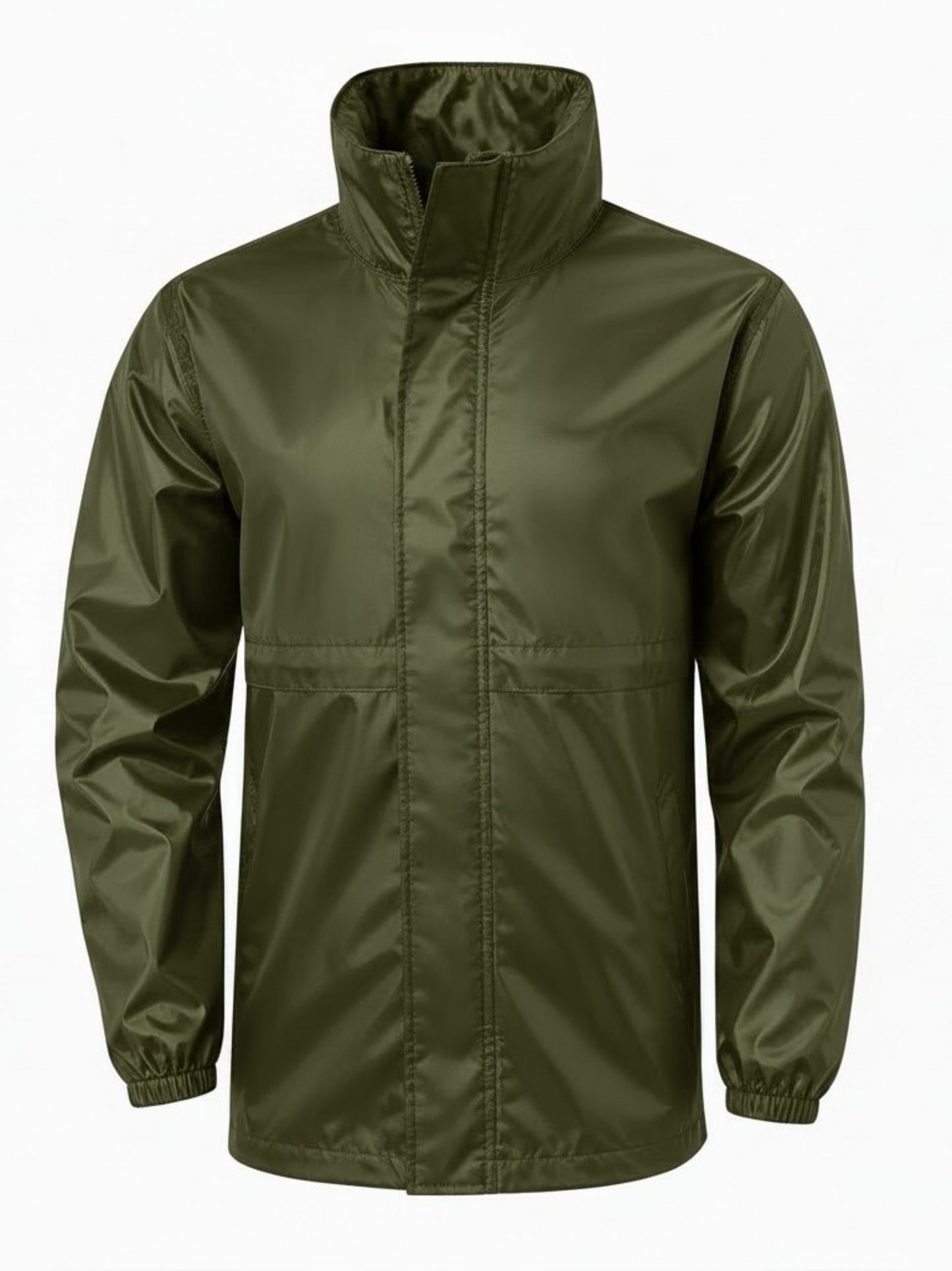 Premium Military Grade Raincoat - Olive