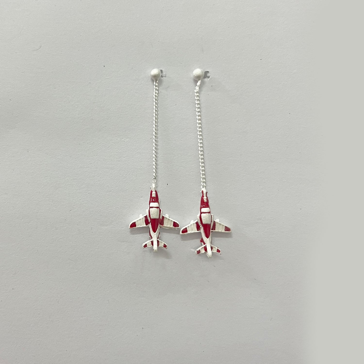 Surya Kiran Long Drop Simple Hoop Earrings