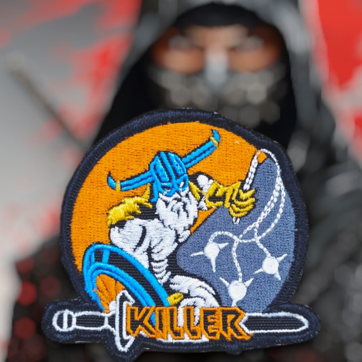 P1649 | KILLER | KILO SQUADRON | EMBROIDERED | WITH VELCRO PATCH