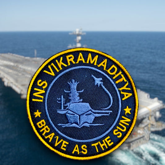 P1890 | INS VIKRAMADITYA | EMBROIDERED | WITH VELCRO PATCH