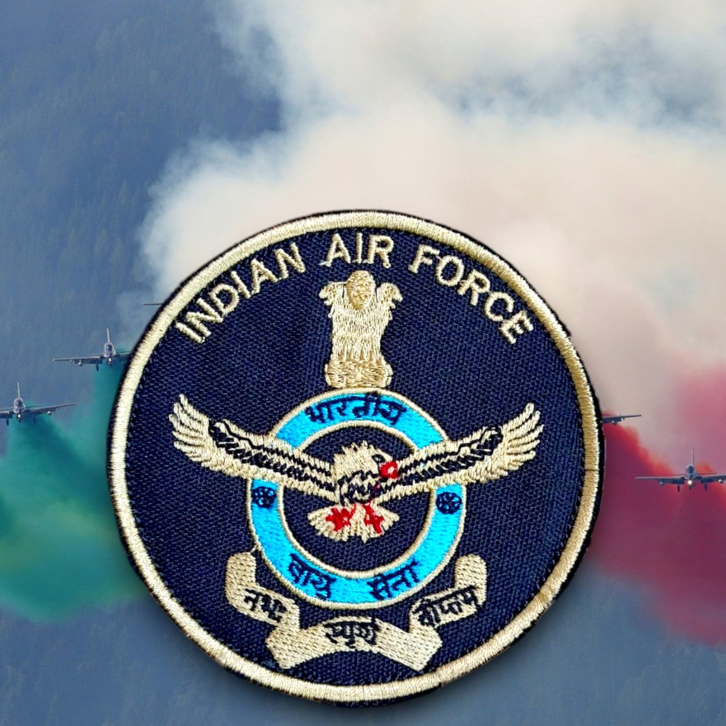 P89 | INDIAN AIR FORCE | EMBROIDERED | WITH VELCRO PATCH