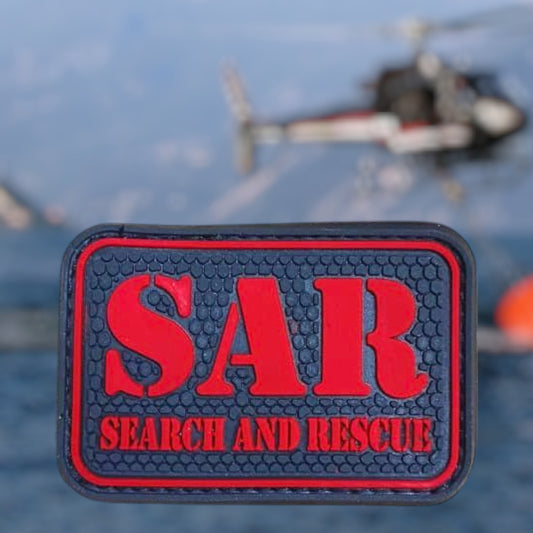 P1893 | SEARCH AND RESCUE | RUBBERISED | WITH VELCRO PATCH