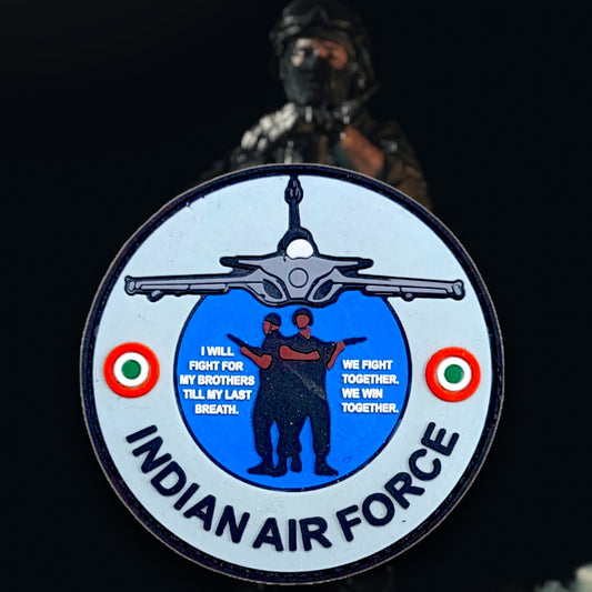 P1984 | INDIAN AIR FORCE | BROTHERS | RUBBERISED | WITH VELCRO PATCH