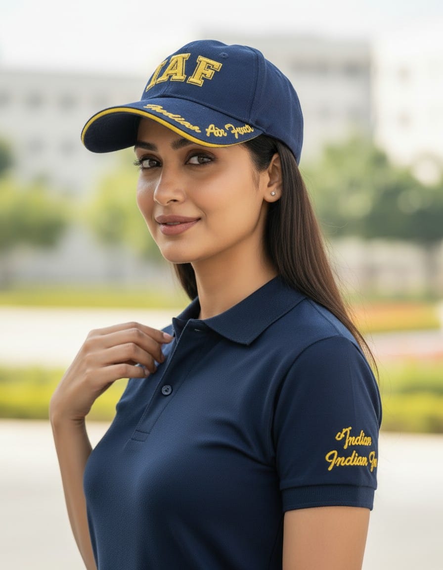 CAP | IAF WITH NATIONAL FLAG LOGO