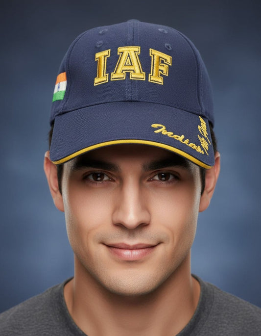 CAP | IAF WITH NATIONAL FLAG LOGO