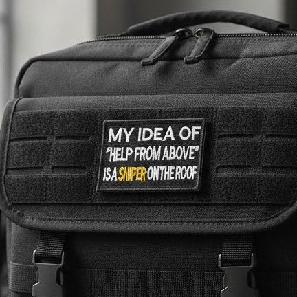 HELP FROM ABOVE | EMBROIDERED | WITH VELCRO PATCH