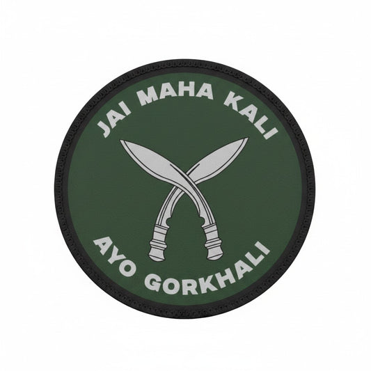 JAI MAHA KALI | PRINTED | WITH TACTICAL PATCH (Velcro + Magnet + Iron On)