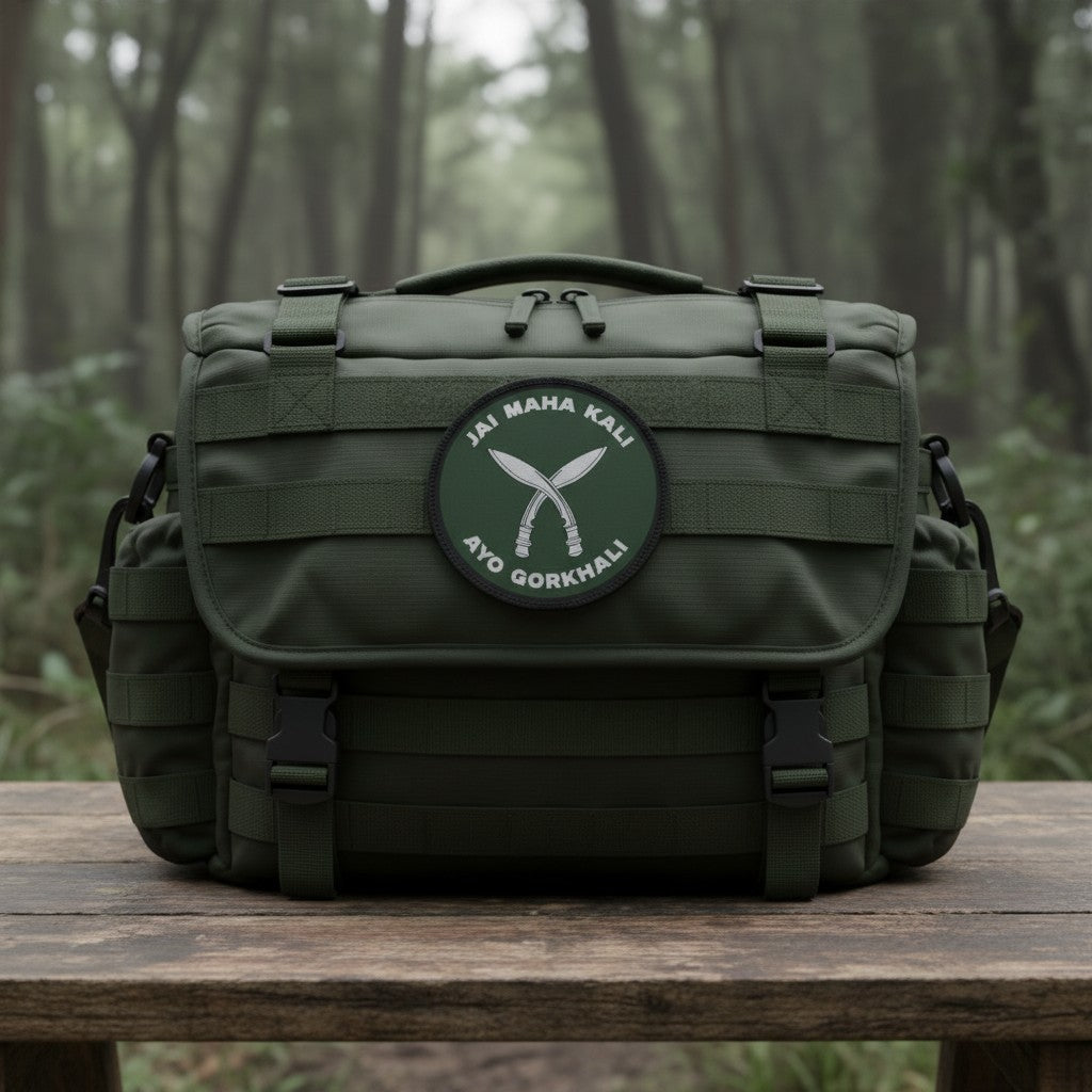 JAI MAHA KALI | PRINTED | WITH TACTICAL PATCH (Velcro + Magnet + Iron On)