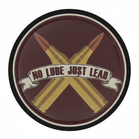 NO LUBE JUST LEAD | PRINTED | WITH VELCRO PATCH