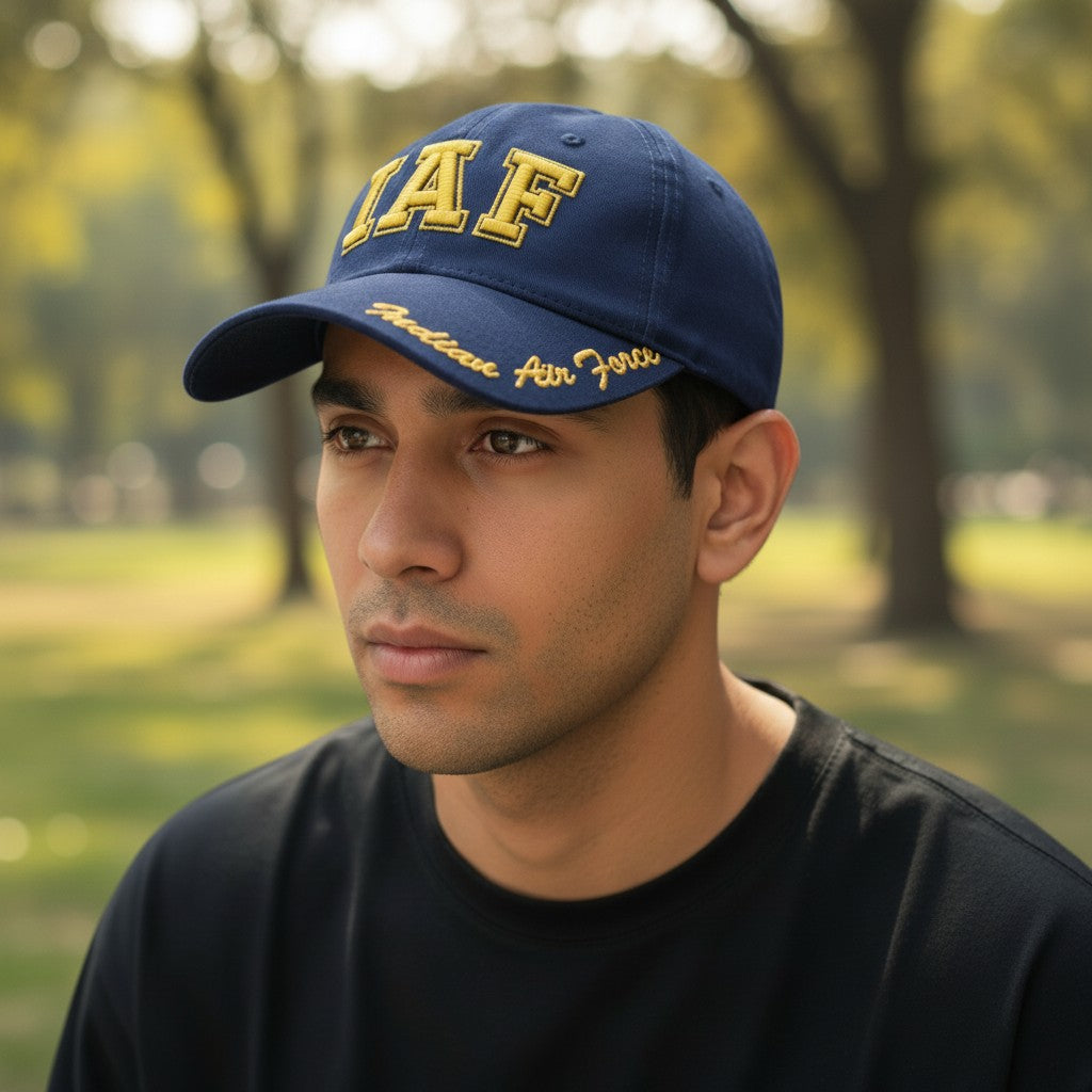 CAP | IAF WITH NATIONAL FLAG LOGO