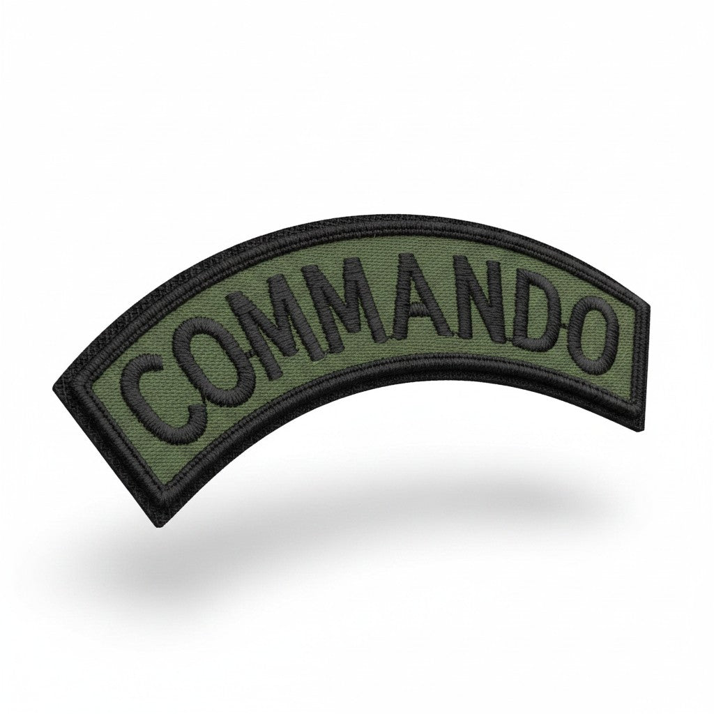 COMMANDO | SET OF 2 | EMBROIDERED | WITH VELCRO PATCH