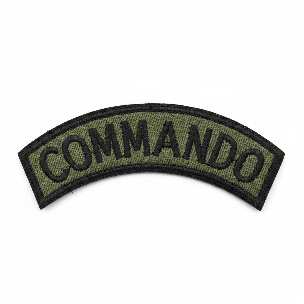 COMMANDO | SET OF 2 | EMBROIDERED | WITH VELCRO PATCH