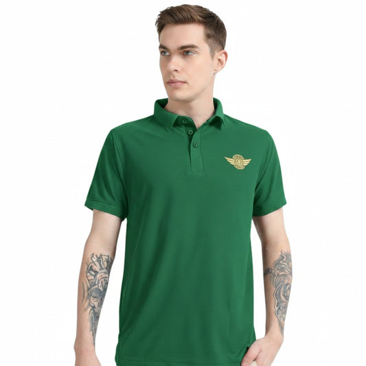 FIGHTER FIT | COLLARED T-SHIRT | SIMENS GREEN