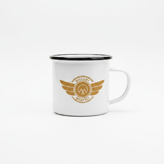 ENAMEL COFFEE MUG | MILITARY MARVELS