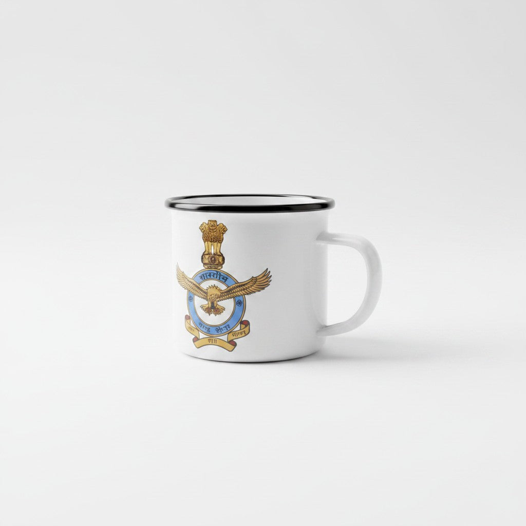 ENAMEL COFFEE MUG | INDIAN AIR FORCE