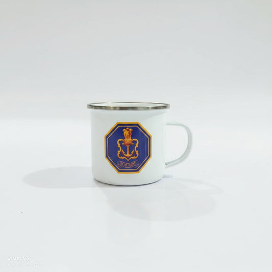 ENAMEL COFFEE MUG | INDIAN NAVY