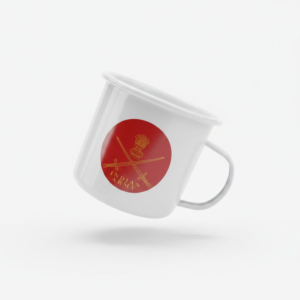 ENAMEL COFFEE MUG | INDIAN ARMY