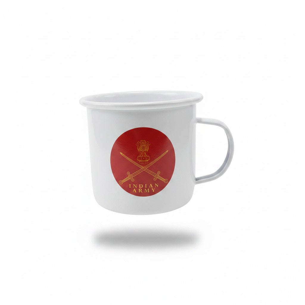 ENAMEL COFFEE MUG | INDIAN ARMY