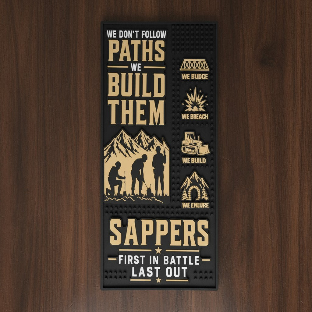 *SAPPERS* FIRST IN BATTLE | LAST OUT | BAR MAT
