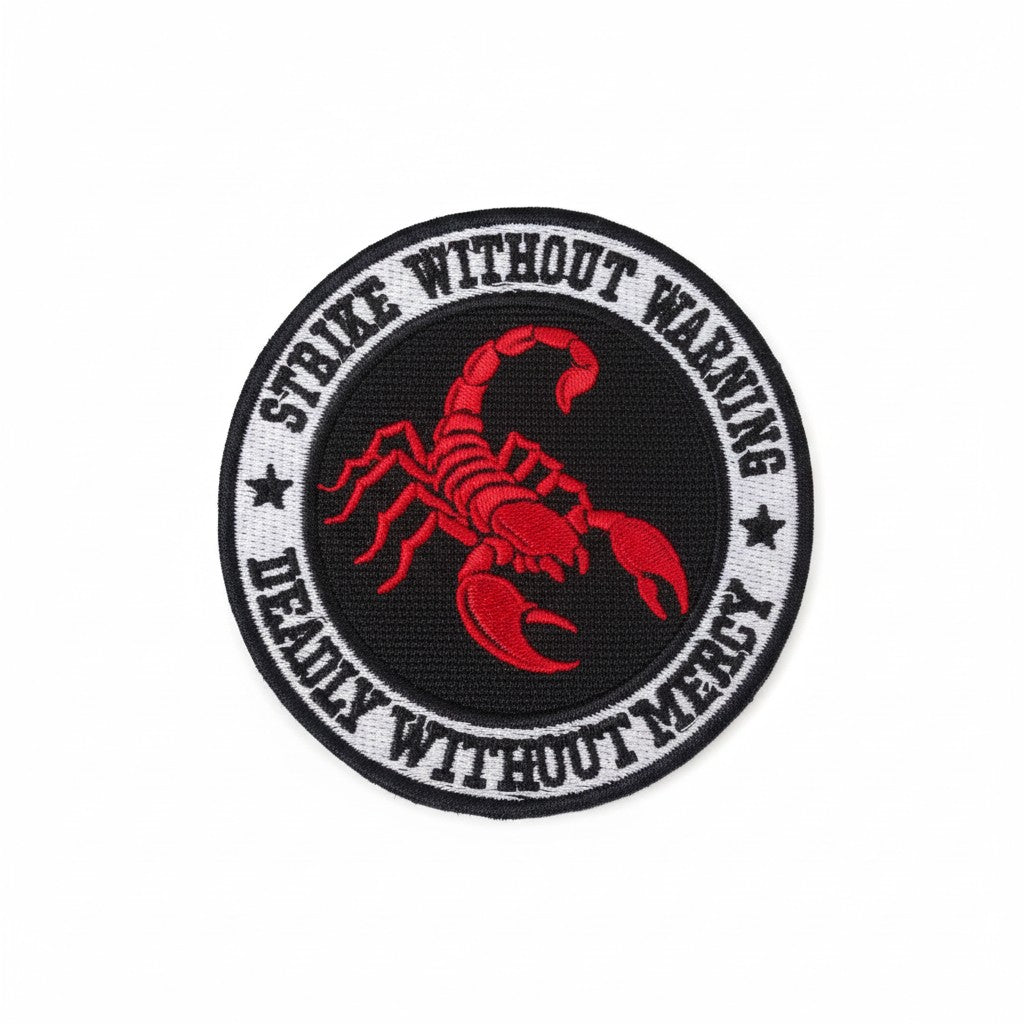 STRIKE WITHOUT WARNING | EMBROIDERED | WITH TACTICAL PATCH (VELCRO+MAGNET+IRON ON)