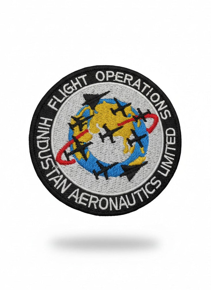 FLIGHT OPERATIONS | EMBROIDERED | WITH VELCRO PATCH