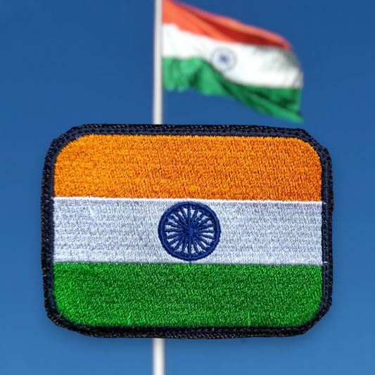 P 855 | NATIONAL FLAG | RECTANGLE | WITH VELCRO PATCH