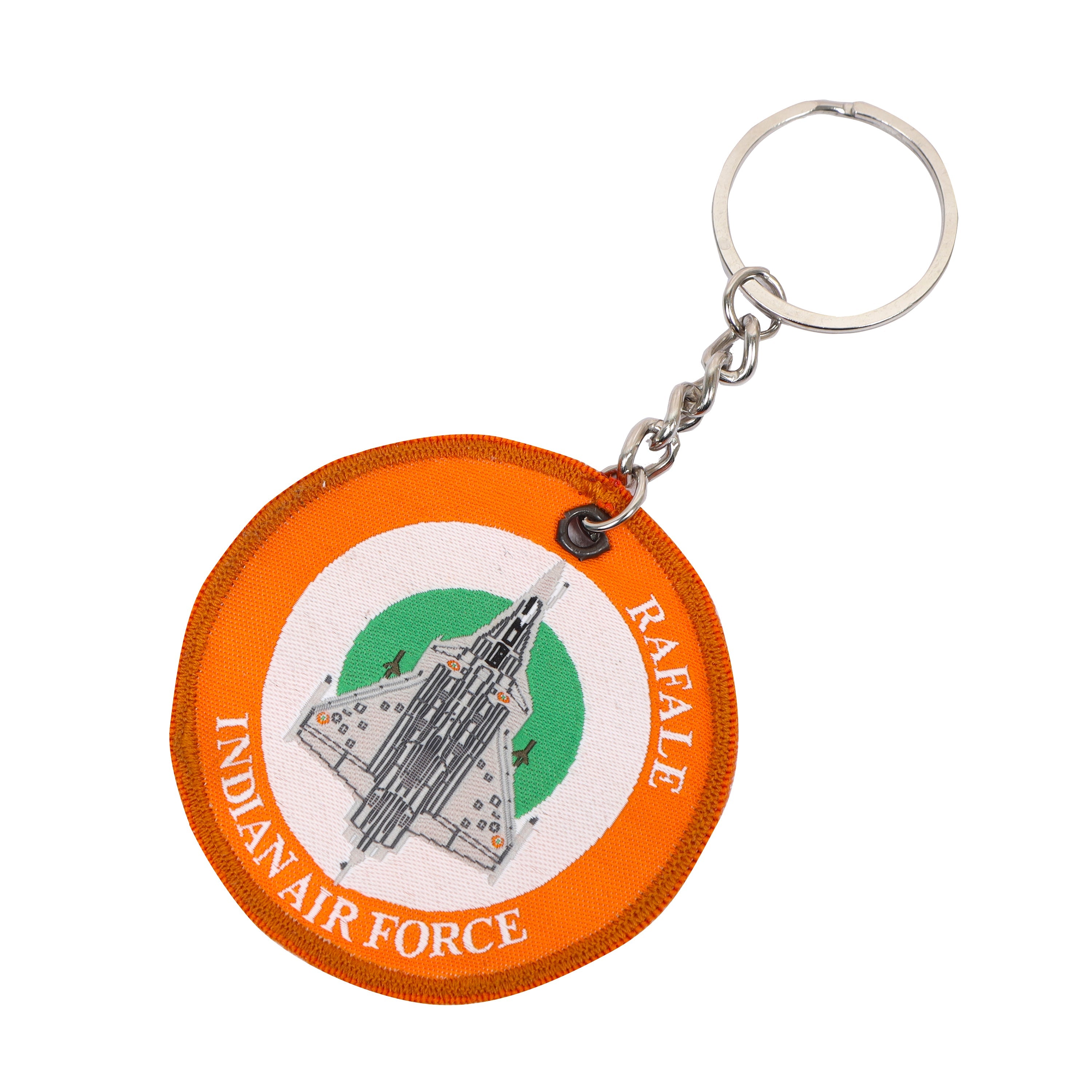 Shop Rafale Theme Fabric Keychain Tri Color Online In India – MILITARY ...