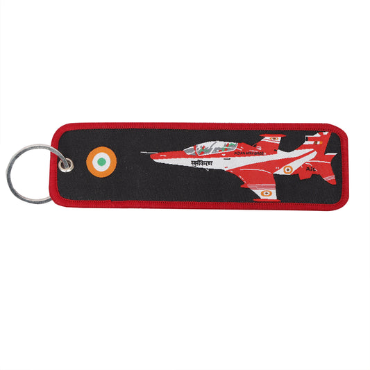 surya kiran aerobatic team fabric keychain