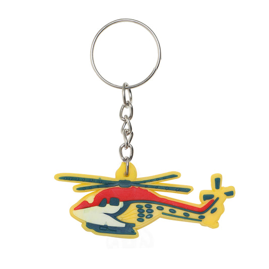 sarang yellow rubber keychain