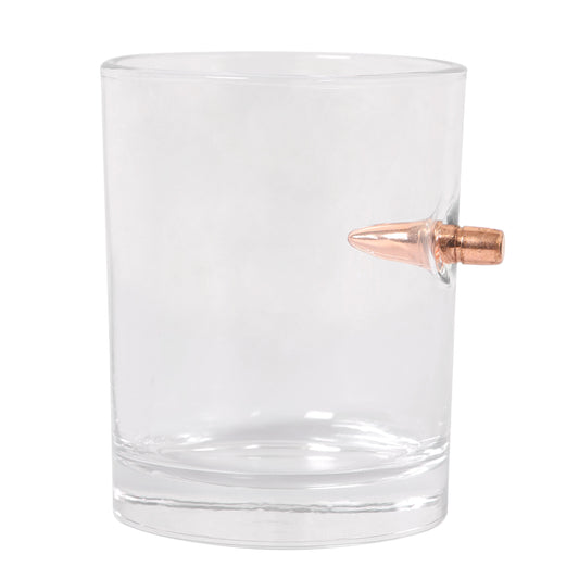 Bullet whiskey glass
