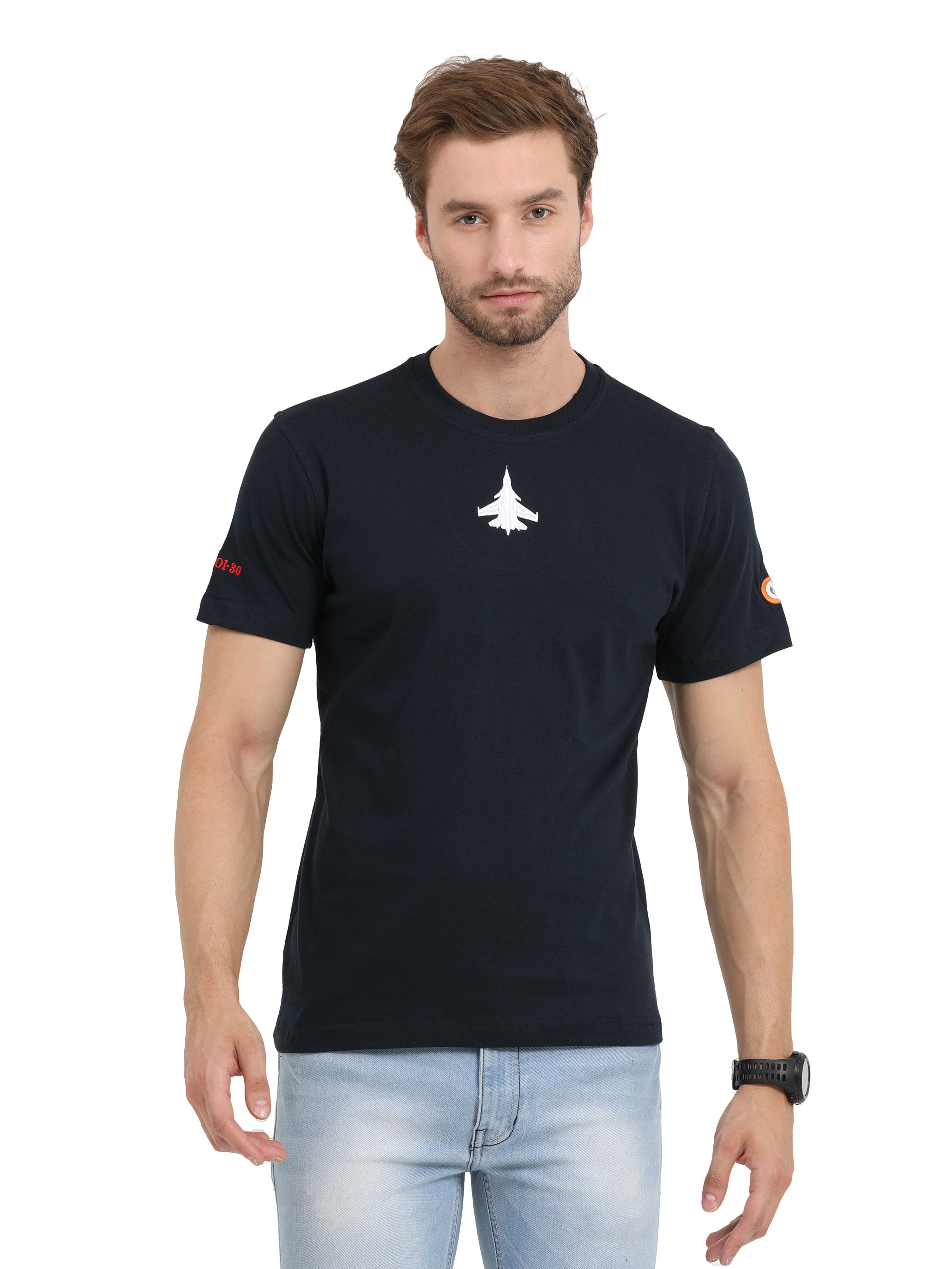 Buy Round Neck Sukhoi Fighter Jet T Shirts Online In India MILITARY MARVELS LLP