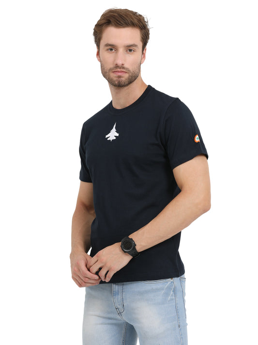 Round Neck Sukhoi Fighter Jet T Shirts for men