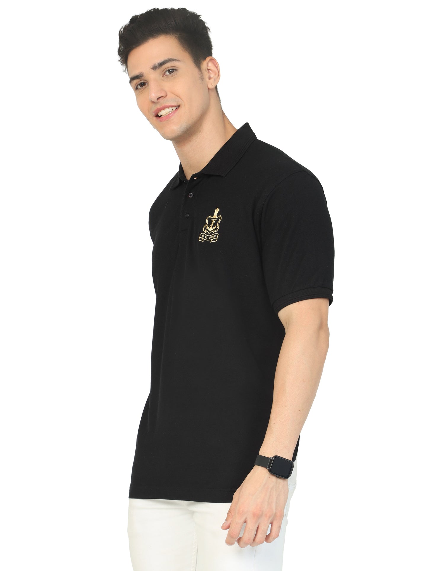 INDIAN NAVY | COLLARED T-SHIRT