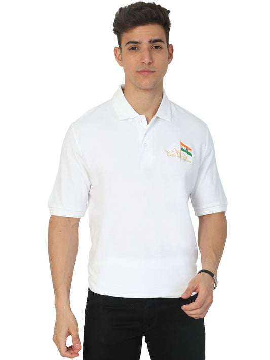 1999 WE FORGET Kargil Tshirt In White for men