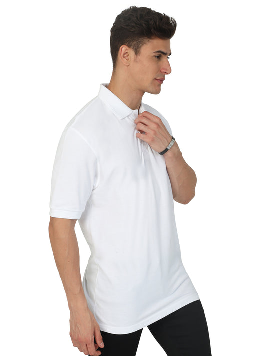 Para Special Forces T Shirt White Collared for men