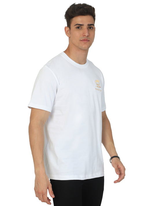 White Para Commando Tshirt for men
