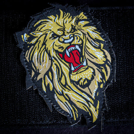 Lion velcro patches for jackets