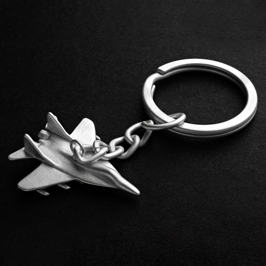 Mig 29 Style Jet Metal Keychain