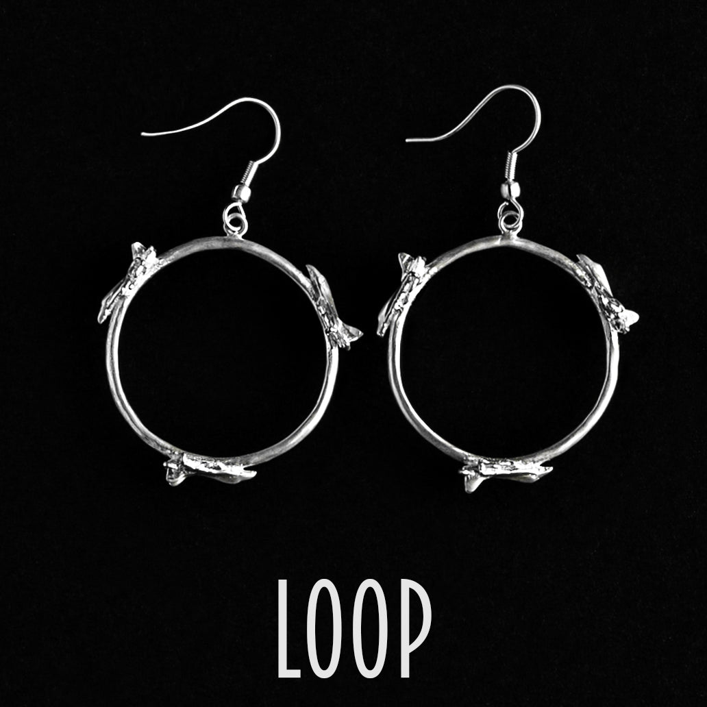 Hoops Loop Fancy Long Earrings