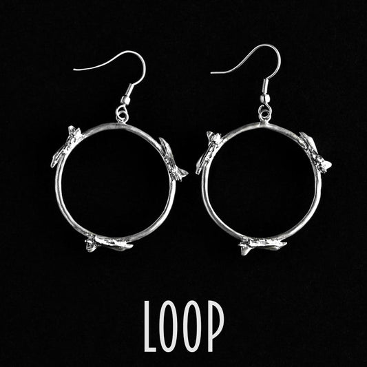 Hoops Loop Fancy Long Earrings